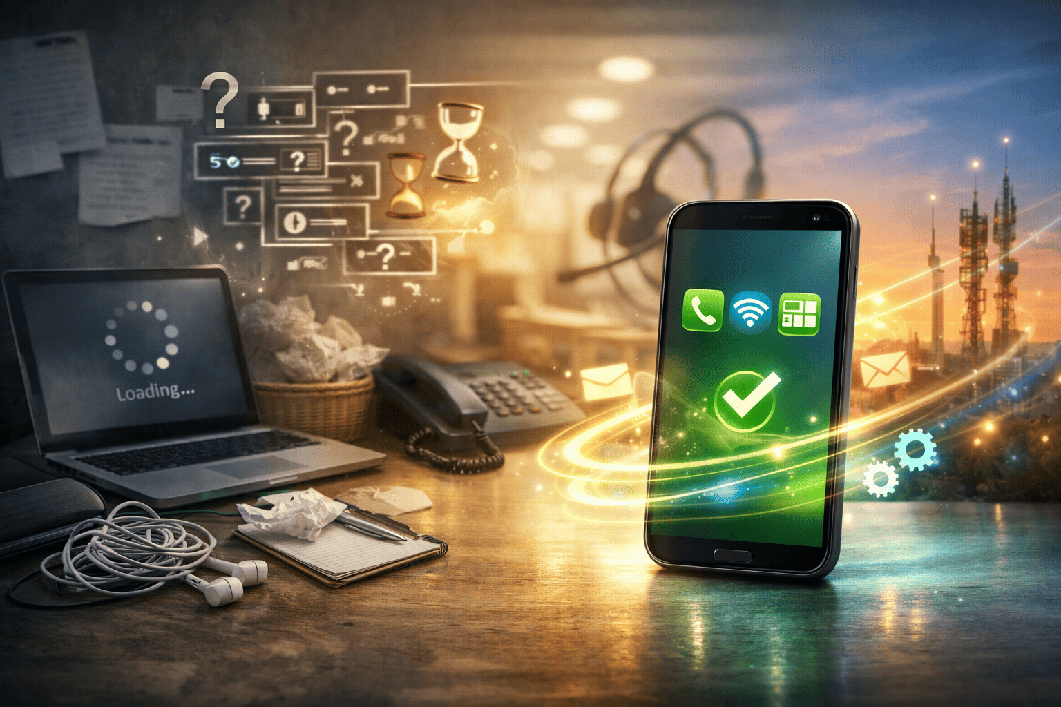 تفعيل باقات الإنترنت والمكالمات بسهولة.